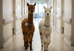 Alpaca nelle case di riposo: la pet therapy che aiuta gli anziani