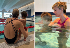 Federica Pellegrini in piscina con Matilde: lo scatto emozionante