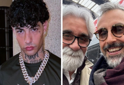 Vessicchio e Brunori insieme in un selfie: la replica di Tony Effe