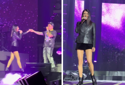 Giorgia a sorpresa al concerto di Geolier: i due cantano insieme