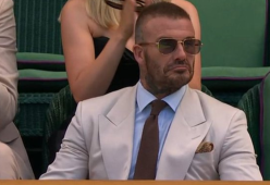 Beckham incredulo per il punto di Fognini su Alcaraz a Wimbledon