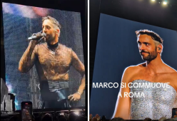 Marco Mengoni sfida gli haters con un top trasparente: “È pizzo”