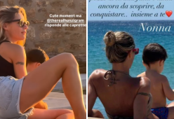Michelle Hunziker in vacanza: la dedica al nipotino Cesare emoziona