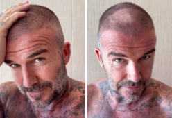 David Beckham parrucchiere fai da te: il risultato è esilarante
