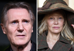 Pamela Anderson e Liam Neeson ricreano la scena del Titanic: video