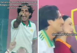 Damiano David furioso all’Olimpico dopo Roma-Bologna: il motivo