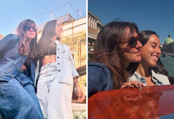 Jolanda Renga e Ambra Angiolini insieme sul red carpet a Venezia
