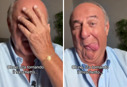 Gerry Scotti sempre più virale su TikTok: spopola il trend “Oh no…”