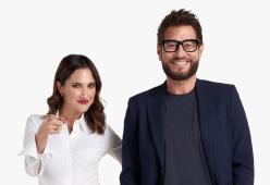 Gli Squizzati di 105 con Enrico Papi e Lodovica Comello