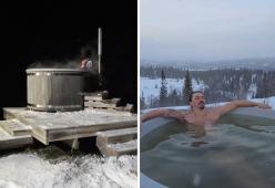 Zlatan Ibrahimovic, bagno di notte a -10°C: il video è virale