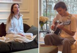Victoria Beckham canta “Viva Forever” con il figlio Cruz alla chitarra