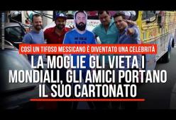 La moglie gli vieta di andare ai Mondiali: gli amici si portano dietro il suo cartonato