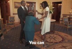 Virginia McLaurin, 106 anni, balla con Barack Obama alla Casa Bianca (video)