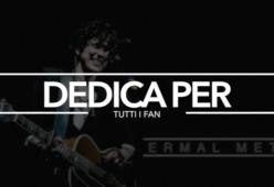 La dedica di Ermal a tutti i suoi fan... In esclusiva, per Radio 105!