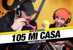 Takagi & Ketra a 105 Mi Casa: "Siamo riusciti a mettere una parrucca sulla testa di Elisa"