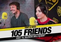 Ambra Angiolini e Giorgio Pasotti a 105 Friends per presentare la serie tv "Il silenzio dell'acqua"