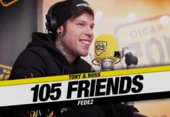 Fedez a 105 Friends: "Stanotte ho dormito 2 ore, Leone sta mettendo i dentini"