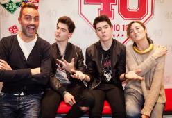 I Gemeliers a 105 all’Una: “Grazie a Radio 105, vi amiamo!”