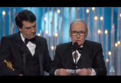 Quando Ennio Morricone vinse l'Oscar nel 2016 e commosse tutti: "Lo dedico a mia moglie Maria"