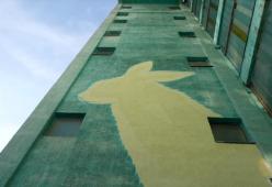 I bellissimi murales fosforescenti che danno spettacolo di notte