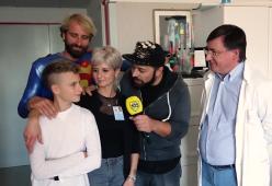 Tutto Esaudito, il quinto sogno: Massimiliano Rosolino va a trovare Tommy, il guerriero dal cuore birichino