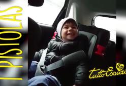 Il piccolo Leonardo (figlio di Liuzzi) canta la sigla dei Pistolas!