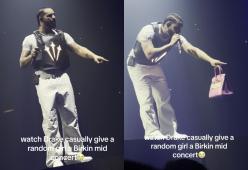 Drake, omaggia una fan con una borsa da 32mila euro: ecco il video