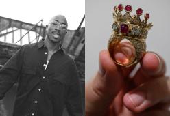 Venduto all’asta da record un anello di Tupac Shakur
