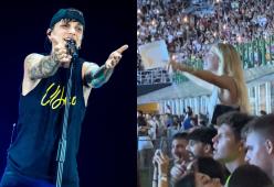 Ultimo a San Siro, l’ex fidanzata canta il brano scritto per lei
