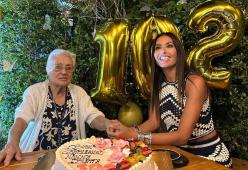 Elisabetta Gregoraci festeggia i 102 anni di nonna Betta: la foto