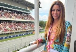 Shakira al GP di F1 di Barcellona: è flirt con Lewis Hamilton?