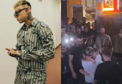 Lazza, due bimbi corrono verso di lui ad un live: la sua reazione