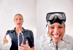 Michelle Hunziker e l’esilarante tutorial sul cambio del pannolino