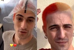 Roma in finale: Damiano dei Måneskin si tinge i capelli giallorossi
