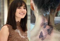 Ambra Angiolini svela il suo nuovo tatuaggio