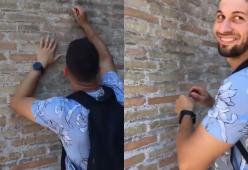Il turista che ha sfregiato il Colosseo: "Non sapevo che fosse antico"