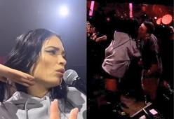 Elodie e Andrea Iannone, il bacio  in mezzo al pubblico