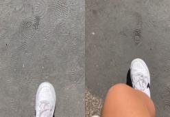 Roma, il caldo fa sciogliere l’asfalto delle strade: ecco il video