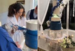 La pasticciera prepara la sua torta nuziale, ma viene un disastro