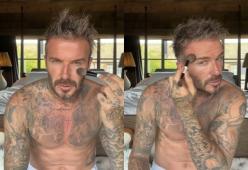David Beckham imita Victoria: il suo make-up fa impazzire tutti