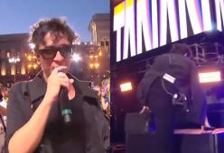 Love Mi: Tananai scende nel pubblico, ma non sa risalire sul palco