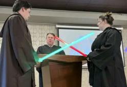 Matrimonio “Star Wars”: come le coppie celebrano l'amore galattico