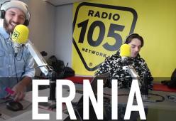 Ernia live a 105 weekend con Moko