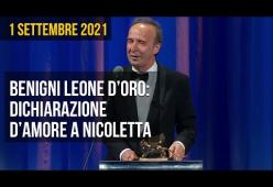 Leone d’oro alla carriera a Roberto Benigni: ecco il discorso di ringraziamento