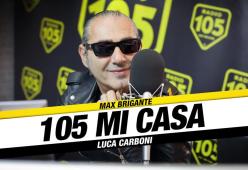 Luca Carboni a 105 Mi Casa: “E ora vi rivelo il mio gesto ‘portafortuna’ prima dei concerti”