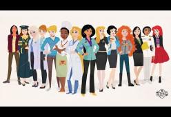Le principesse Disney in versione donne in carriera