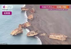 Giappone: navi USA della seconda guerra mondiale riemergono grazie all’eruzione del vulcano