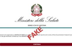 “Bonus di 500 euro per chi riceve il vaccino anti-Covid” ma è una truffa!