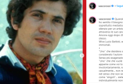 Vasco Rossi ricorda Lucio Battisti nel 22esimo anniversario della morte