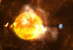 Sul sole si sta formando una macchia gigantesca che potrebbe causare danni alla Terra